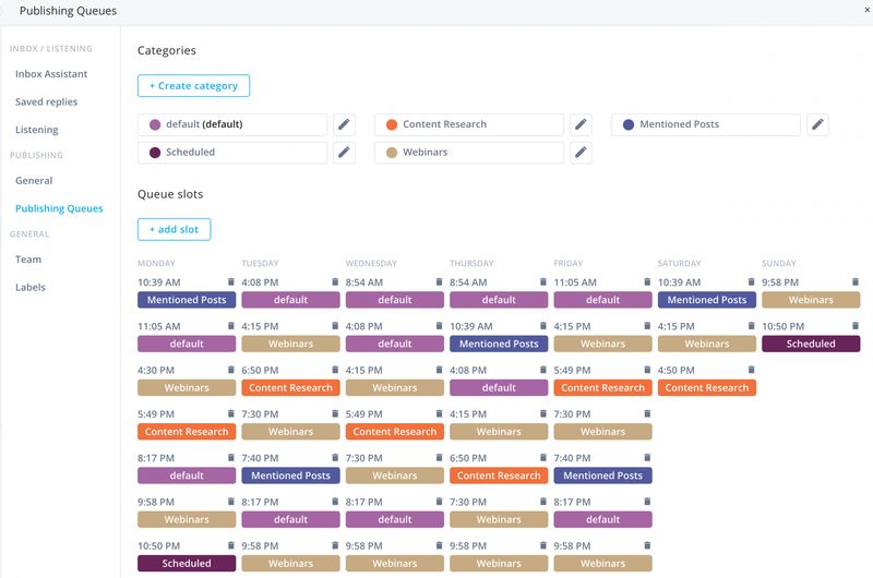 Publishing Queues in Agorapulse
