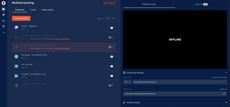 Multicasting with Restream