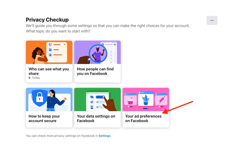 Facebook Security & Privacy - Your ad preferences